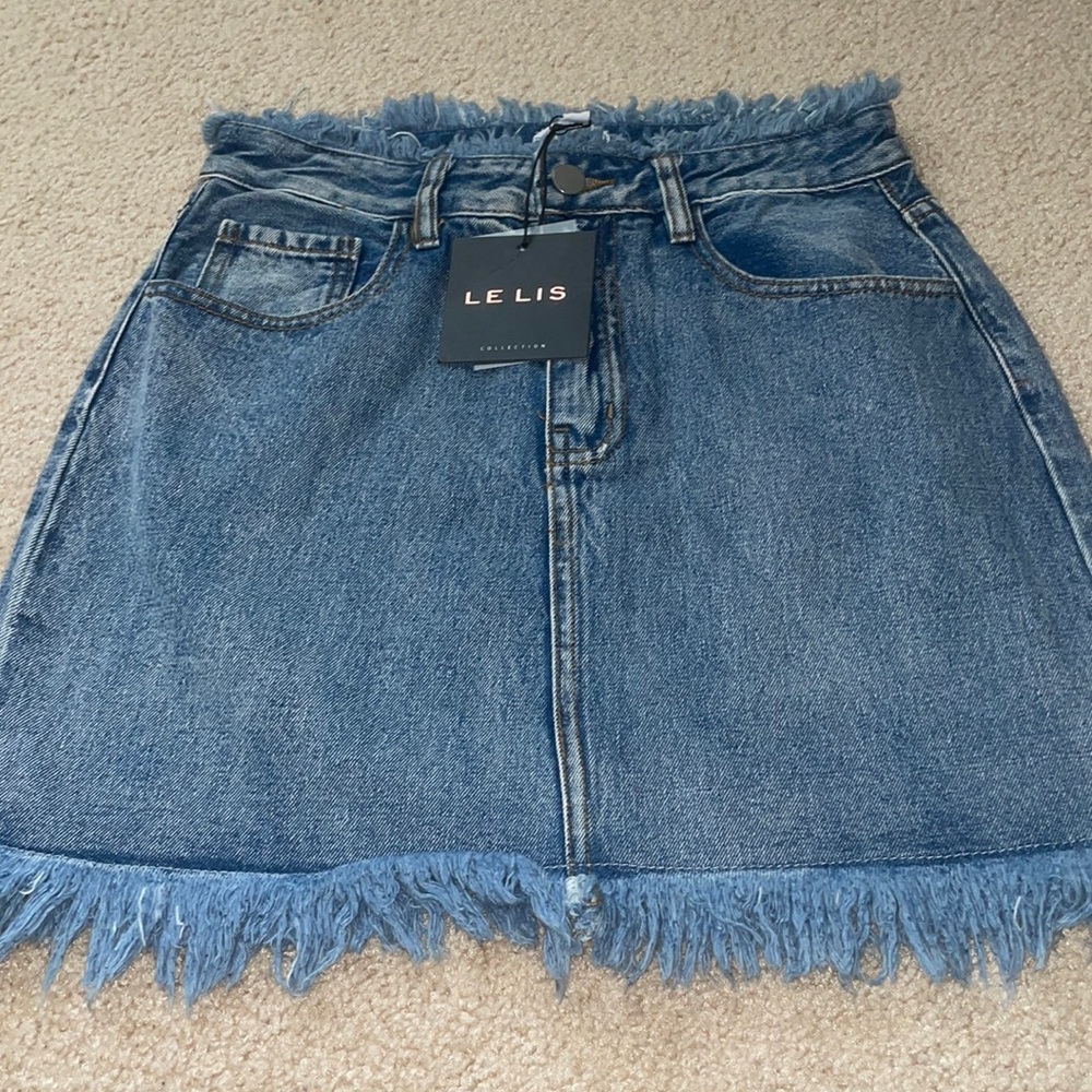 Womens New Lelis Collection Denim Skirt